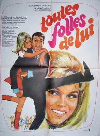 Póster de Locas por el (1967) con Colette Mareuil como Marlène