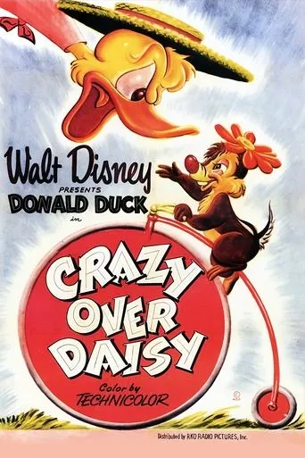 Póster de Loco por Daisy (1950) con Gloria Blondell como Daisy Duck (voice)