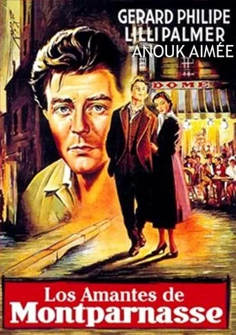 Póster de Los amantes de Montparnasse (1958) con Marianne Oswald como Berthe Weill