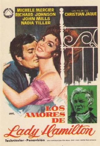 Póster de Los amores de Lady Hamilton (1968) con Claudio Undari como Captain Hardy