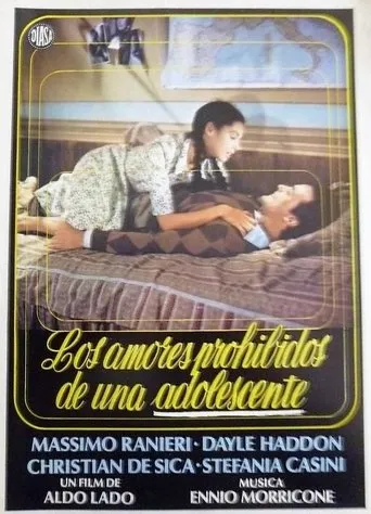 Póster de Los amores prohibidos de una adolescente (1974) con Dayle Haddon como Agata