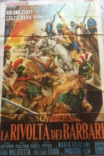 Póster de Los bárbaros contra el Imperio Romano