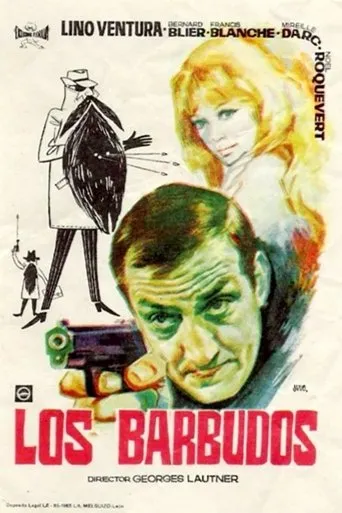 Póster de Los barbudos (1964) con Noël Roquevert como Colonel Lanoix