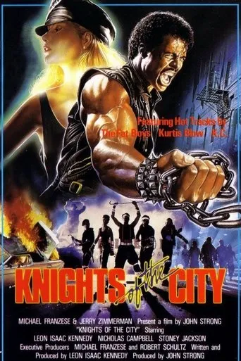 Póster de Los caballeros de la noche (1986) con Kurtis Blow como Himself