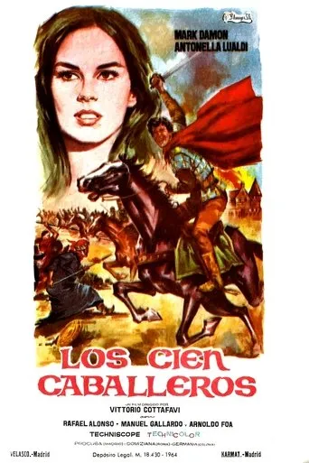 Póster de Los cien caballeros