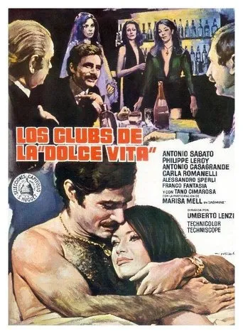 Póster de Los clubs de la Dolce vita (1973) con Antonio Casagrande como Lino Carruzzi