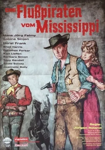 Póster de Los cuatreros del Mississippi (1963) con Karl Lieffen como Doc Monrove