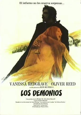 Póster de Los demonios (1971) con John Woodvine como Louis Trincant