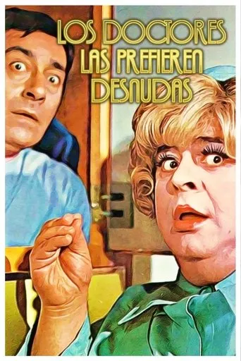 Póster de Los doctores las prefieren desnudas