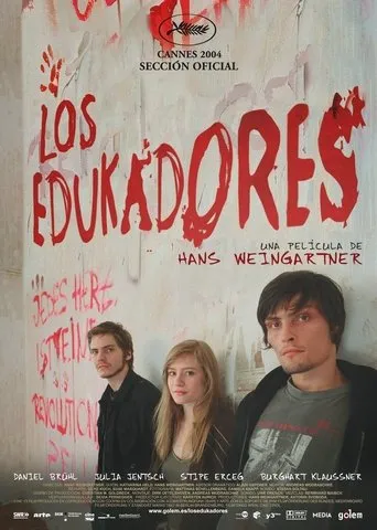 Póster de Los edukadores (2004) con Daniel Brühl como Jan