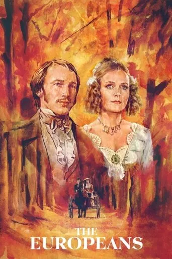 Póster de Los europeos (1979) con Robin Ellis como Robert Acton