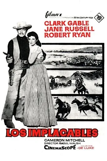 Póster de Los implacables (1955) con Robert Adler como Wrangler (uncredited)