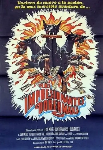 Póster de Los impresionantes Dobermans (1976) con Bob Yerkes como Vic