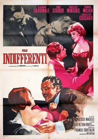 Póster de Los indiferentes (1964) con Adriana Facchetti
