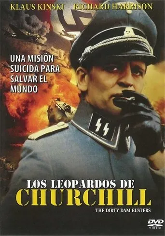 Póster de Los leopardos de Churchill (1970) con Richard Harrison como Lt. Richard Benson / Lt. Hans Müller