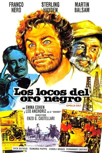 Póster de Los locos del oro negro (1975) con Antonio Pica como Hal Foster (uncredited)