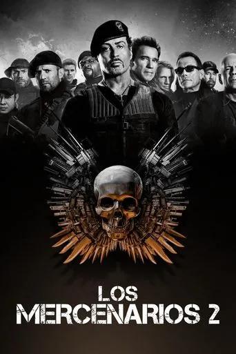 Póster de Los mercenarios 2 (2012) con Bruce Willis como Church