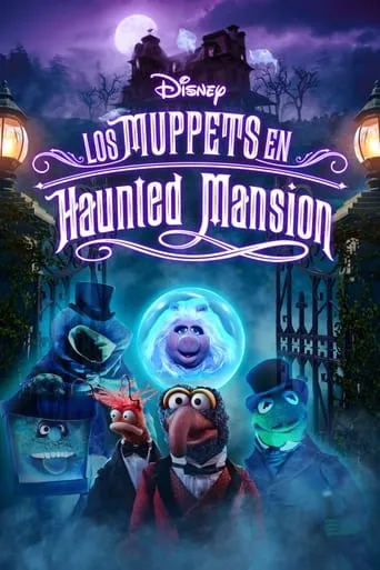Póster de Los Muppets en Haunted Mansion (2021) con Jeannie Mai como Ghost of Maude