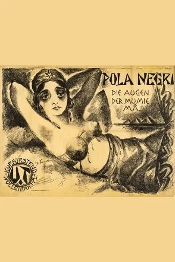 Póster de Los ojos de la momia (1918) con Max Laurence como Prince Hohenfels