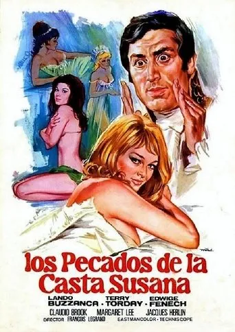Póster de Los pecados de la casta Susana (1969) con Franz Muxeneder como Pumpernickel