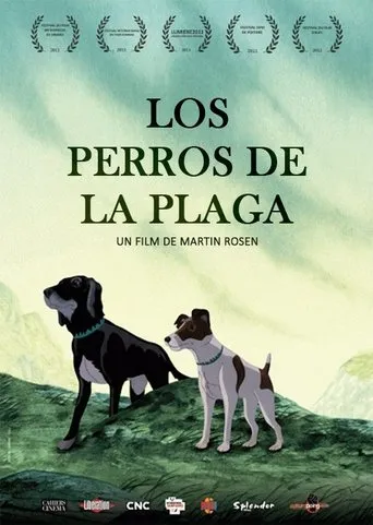 Póster de Los perros de la plaga (1982) con James Bolam como The Tod (voice)