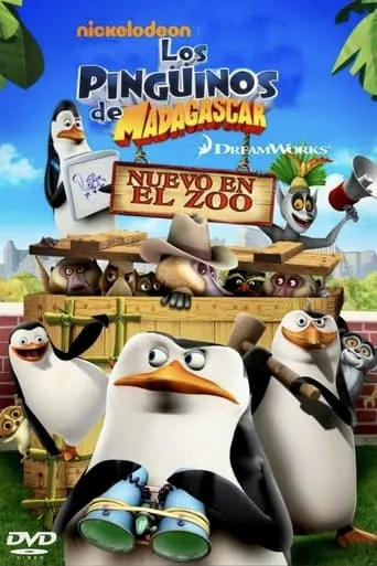 Póster de Los Pinguinos de Madagascar: Nuevo en el Zoo