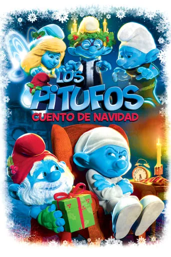 Póster de Los Pitufos: Cuento de Navidad (2011) con Frank Welker como Azrael (voice)