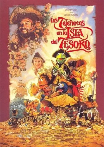 Póster de Los teleñecos en la Isla del Tesoro (1996) con Steve Whitmire como Kermit the Frog / Rizzo the Rat / Beaker (voice)