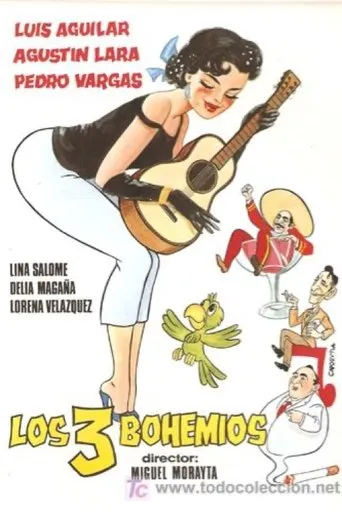 Póster de Los tres bohemios