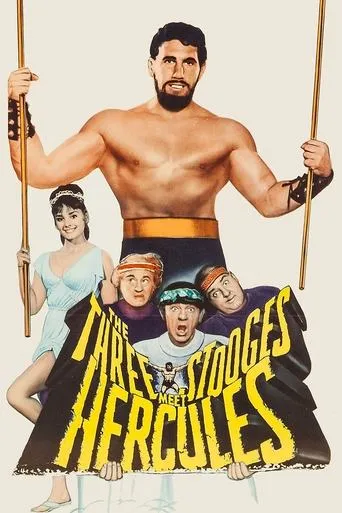 Póster de Los tres chiflados contra Hércules