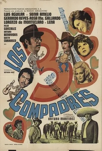 Póster de Los tres compadres