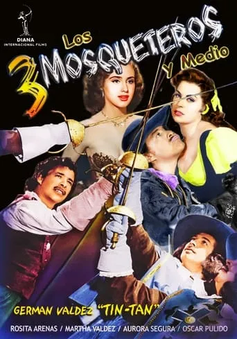 Póster de Los tres mosqueteros y medio