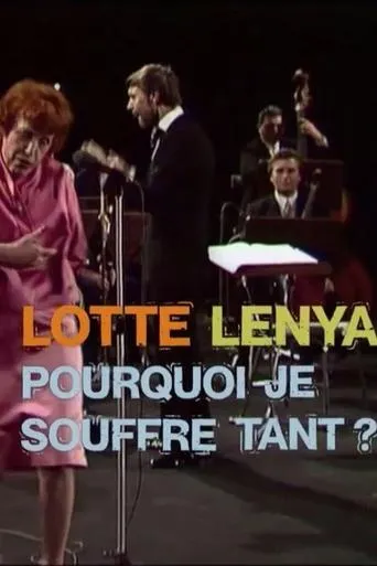 Póster de Lotte Lenya - Warum bin ich nicht froh?