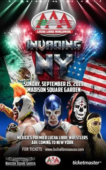 Póster de Lucha Libre AAA Invading New York
