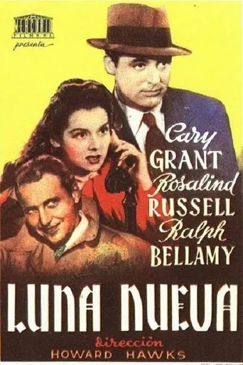 Póster de Luna nueva (1940) con Clarence Kolb como Mayor