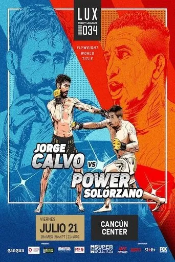 Póster de LUX Fight League 34