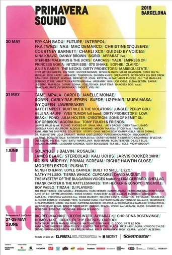 Póster de Mac Demarco Live at Primavera Sound 2019