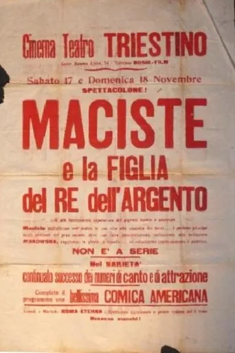 Póster de Maciste e la figlia del re dell'argento