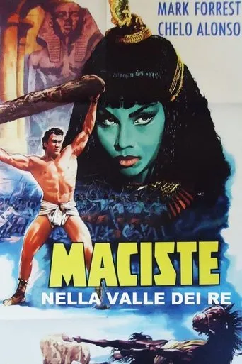 Póster de Maciste: El gigante del Valle de los Reyes (1960) con Mark Forest como Maciste