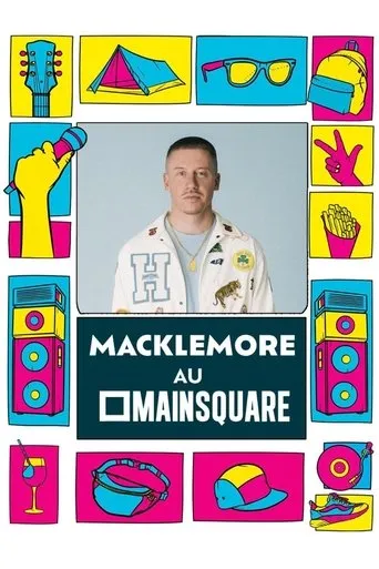 Póster de Macklemore en concert au Main Square Festival 2023