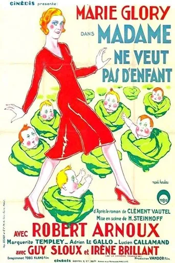 Póster de Madame ne veut pas d'enfant