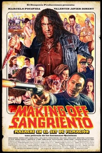 Póster de Making Off Sangriento: Masacre en el Set de Filmación