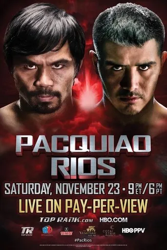 Póster de Manny Pacquiao vs. Brandon Ríos
