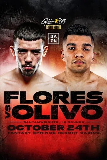 Póster de Manuel Flores vs. Victor Emmanuel Olivo