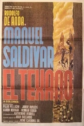 Póster de Manuel Saldivar, el texano