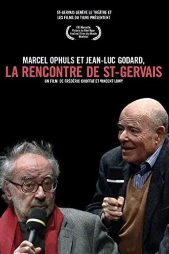 Póster de Marcel Ophuls et Jean-Luc Godard, La rencontre de St-Gervais