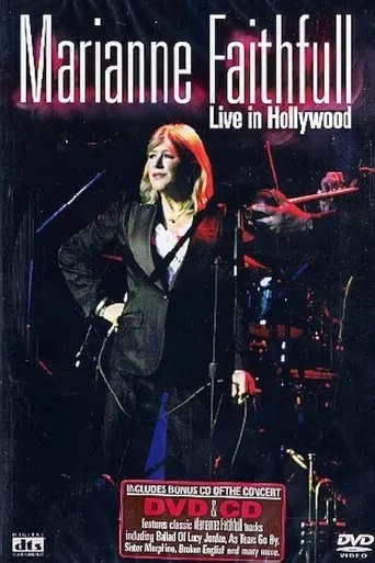 Póster de Marianne Faithfull - Live in Hollywood