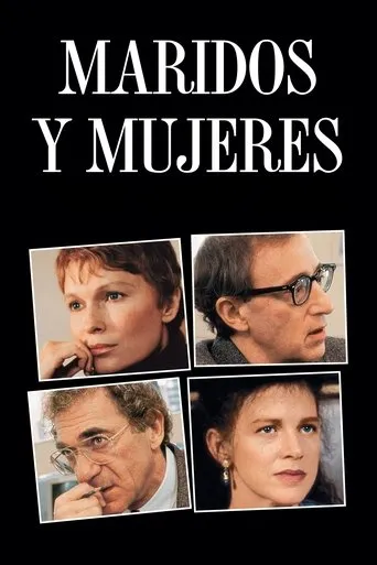 Póster de Maridos y Mujeres (1992) con Woody Allen como Gabe Roth