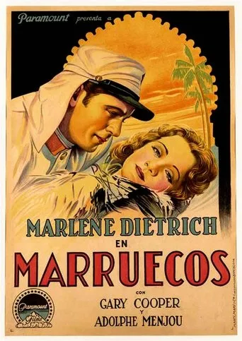 Póster de Marruecos (1930) con Thomas A. Curran como Minor Role (uncredited)