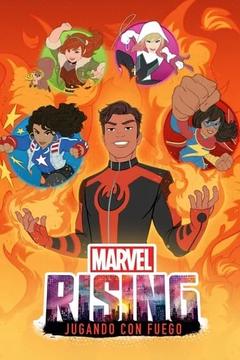 Póster de Marvel Rising: Jugando Con Fuego (2019) con Niecy Nash-Betts como Shocktress (voice)
